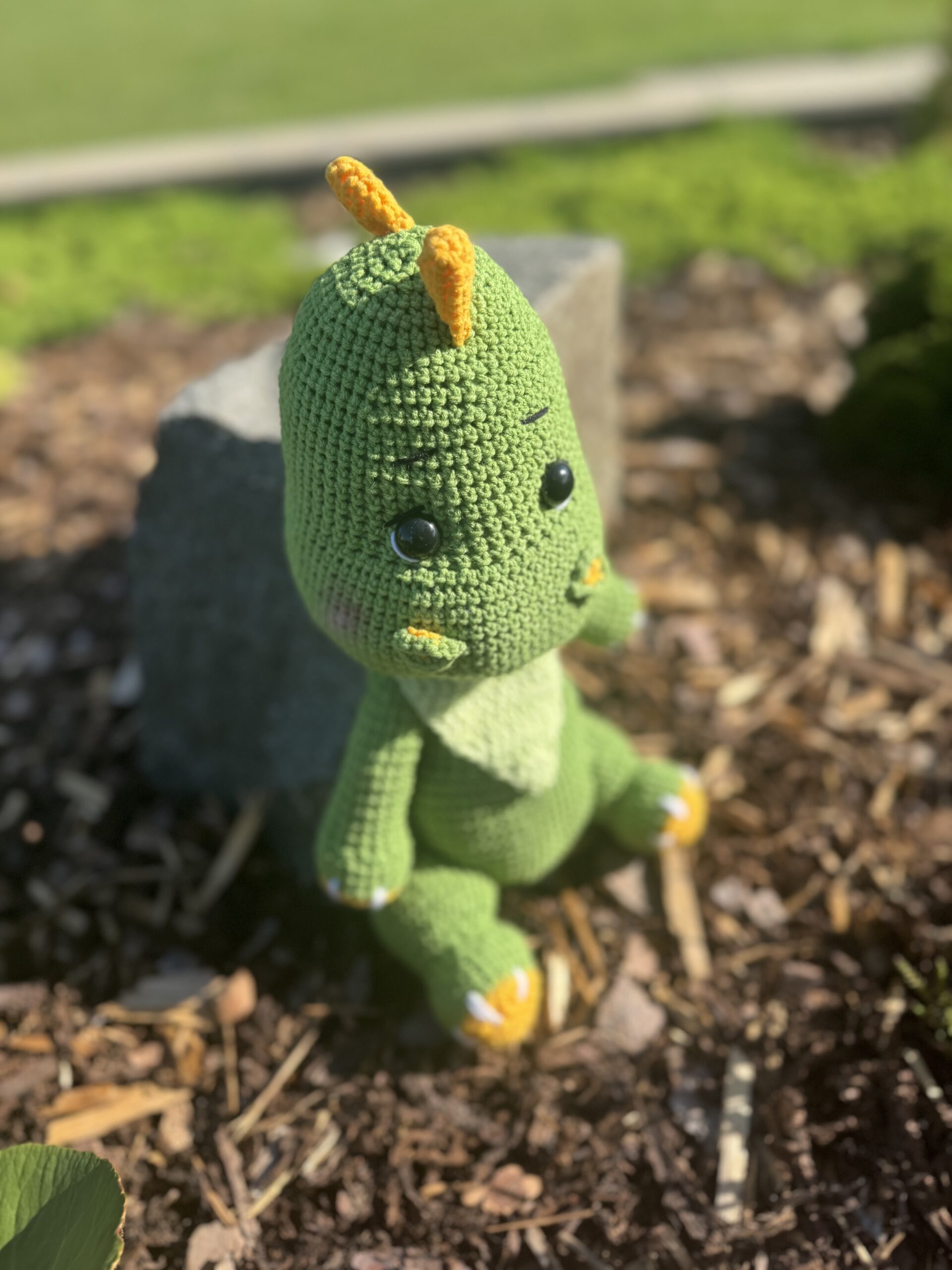 Háčkovaný dinosaurus Rexík pre deti – Obrázok 2