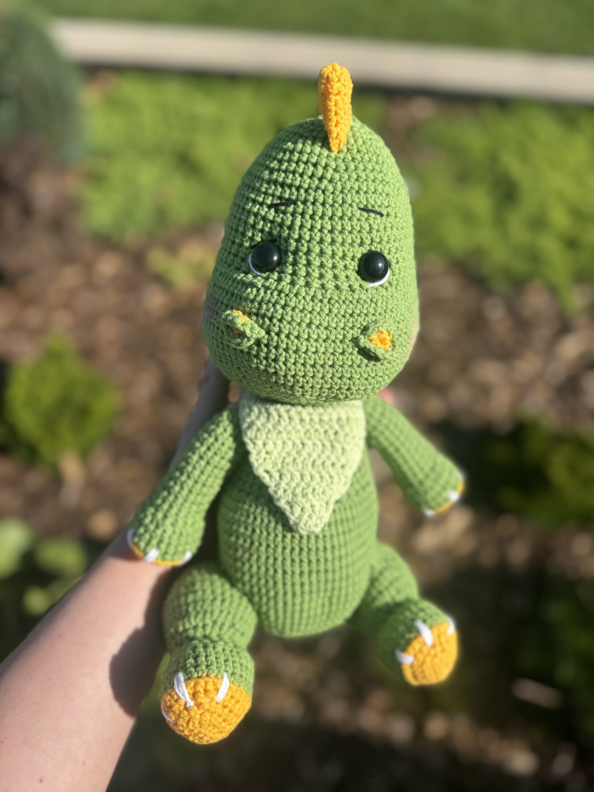 Háčkovaný dinosaurus Rexík pre deti – Obrázok 3