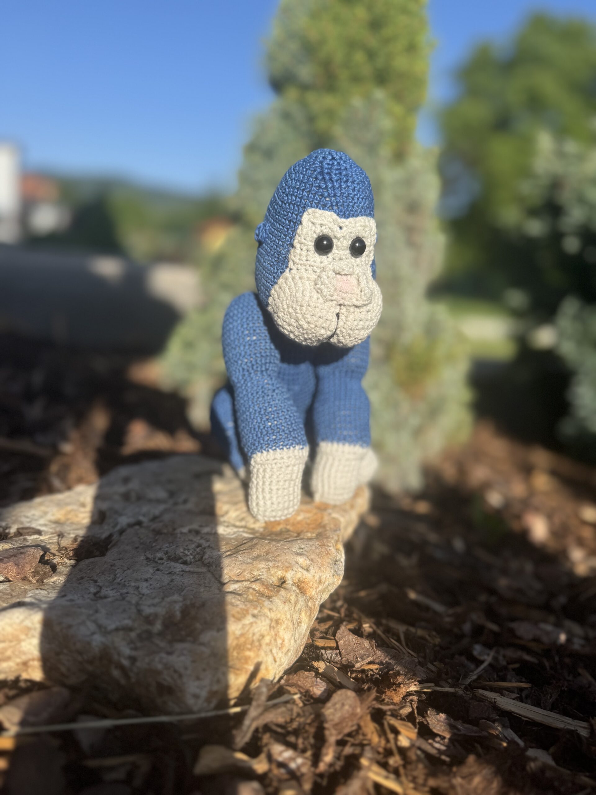 Háčkovaná gorila Otto pre deti – Obrázok 5